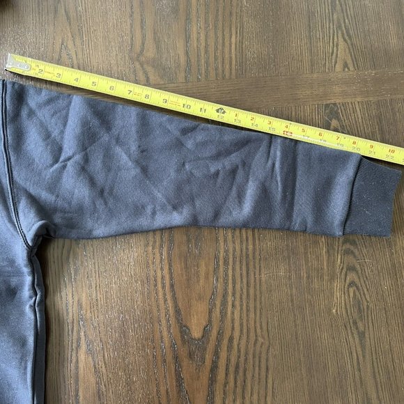 Reebok Womens Sweatshirt Hoodie Size‎ Large Fleece Athletic Black White Logo NWT - Picture 9 of 9